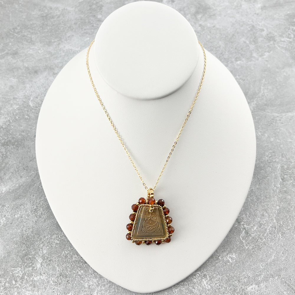 Magical Hessonite Pendant Necklace