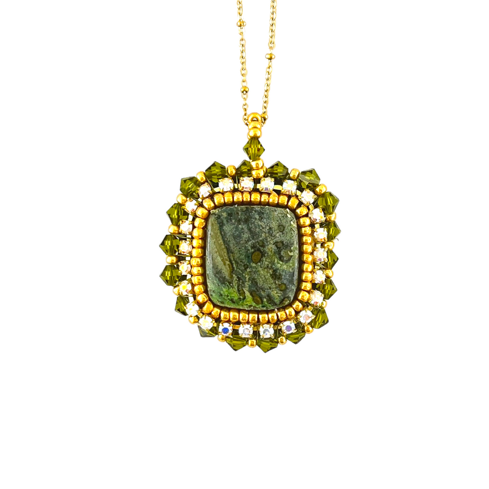 SOLD - Stunning Kambaba Jasper Pendant Necklace